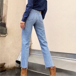 Aritzia Denim Forum The Arlo High Rise Straight